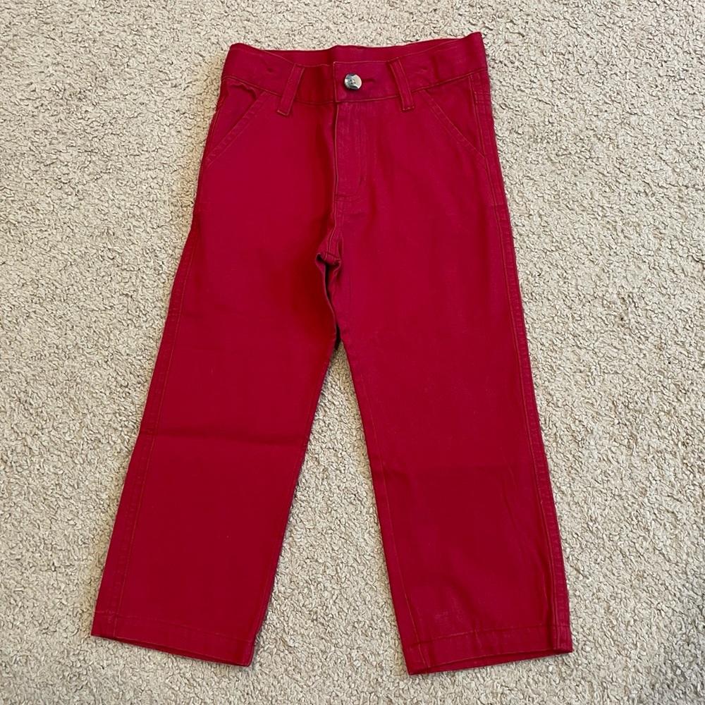 3T Red Chinos
